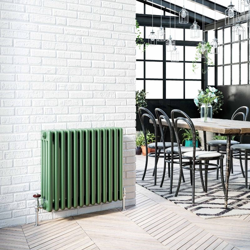 DQ Heating Modus Horizontal 4 Column Radiator with Welded Feet | Made to Order