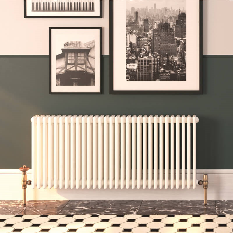 DQ Heating Ardent/Modus Horizontal 2-Column Radiator | Stocked