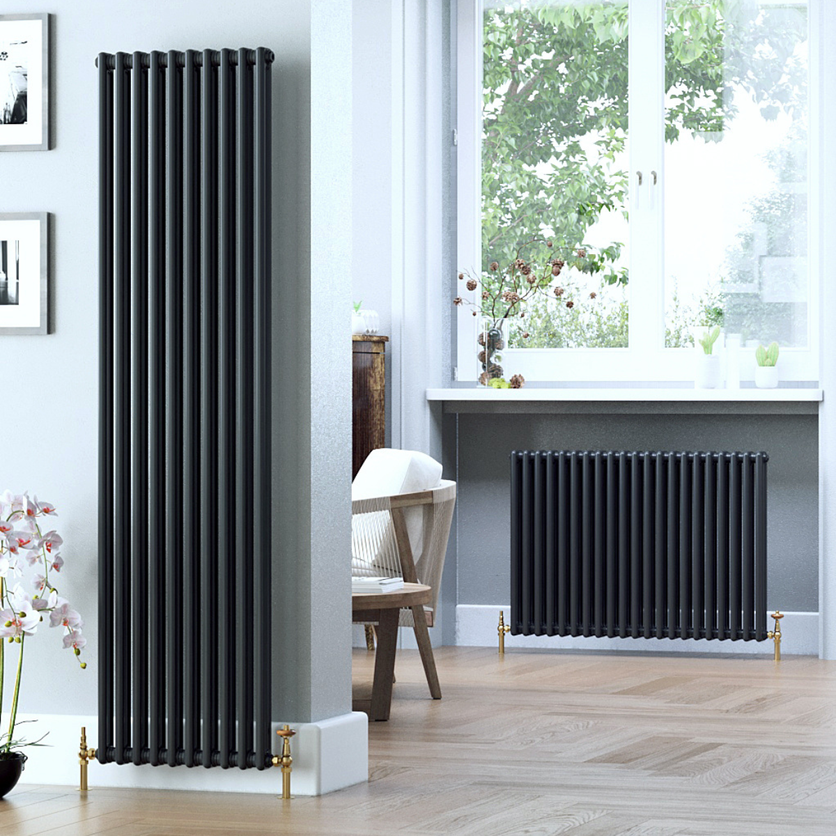 Jet Radiator Apollo Roma Horizontal Low Level 2-Column Steel Radiator | Stocked ...