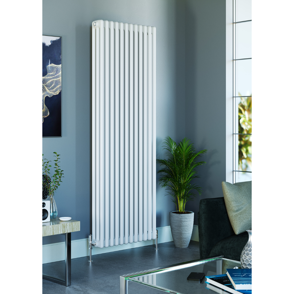 Apollo Roma Vertical 3-Column Steel Radiator | Stocked