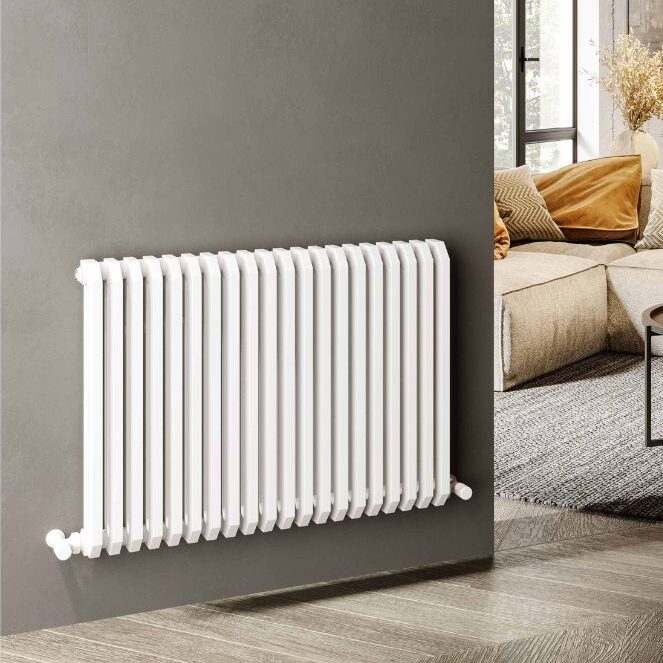 DQ Heating Brunel Horizontal 2-Column Radiator | Stocked