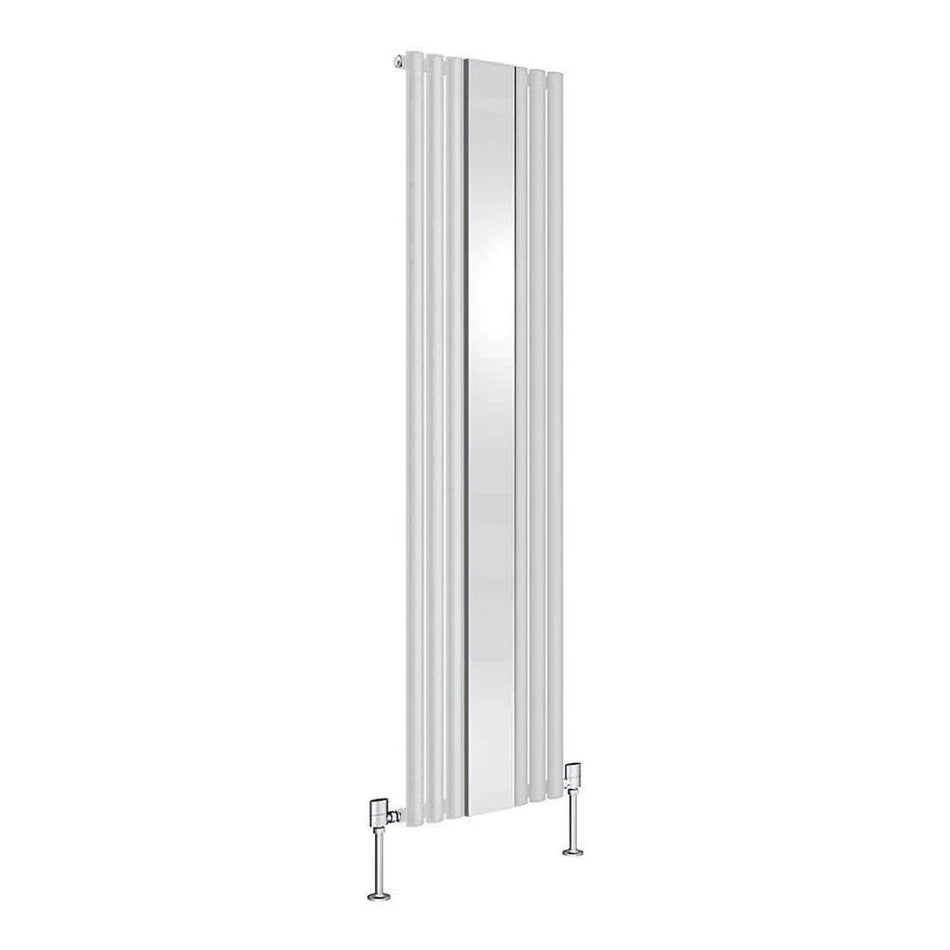 DQ Heating Cove Mirrored Vertical Designer Radiator | Stocked