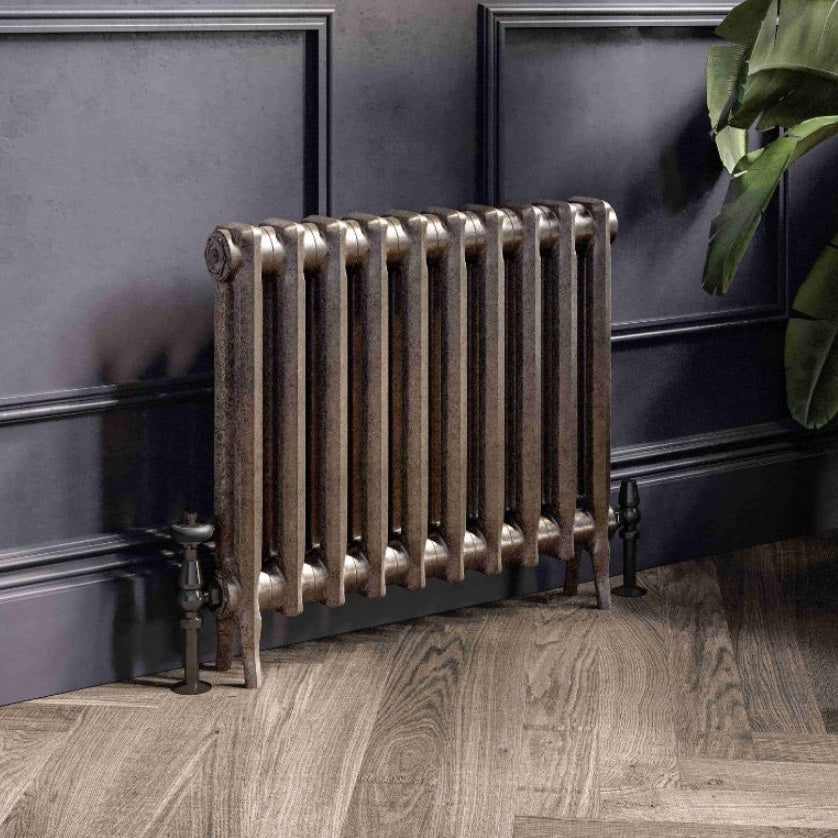 DQ Heating Herbie Cast Iron Vertical 2-Column Radiator | Made to Order