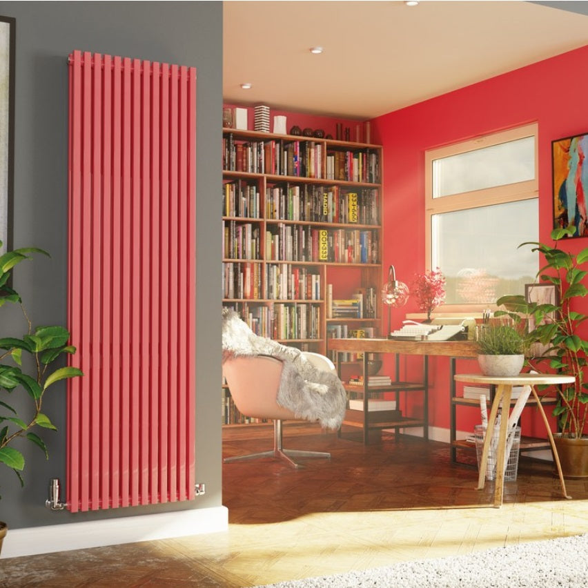 DQ Heating Cube Single Panel Vertical Designer Radiator | Made to Order