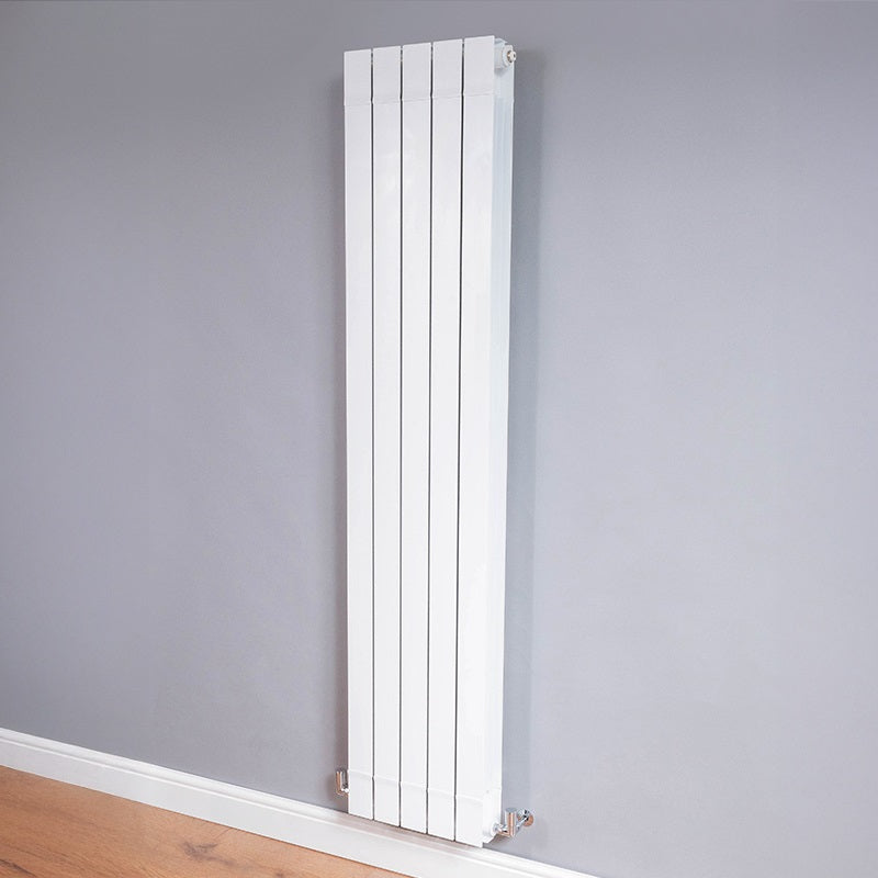 DQ Heating Dawley Single Flat Panel Vertical Designer Radiator | Stocked