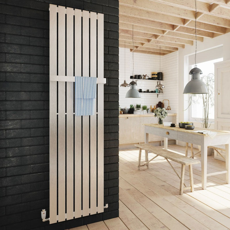 DQ Heating Delta Flat Panel Vertical Designer Radiator | Stocked