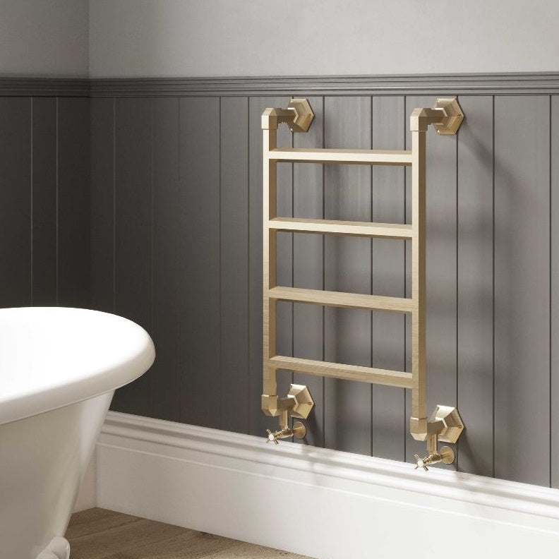 DQ Heating Cantley Wall Mounted Vertical Heated Towel Rail | Made to Order