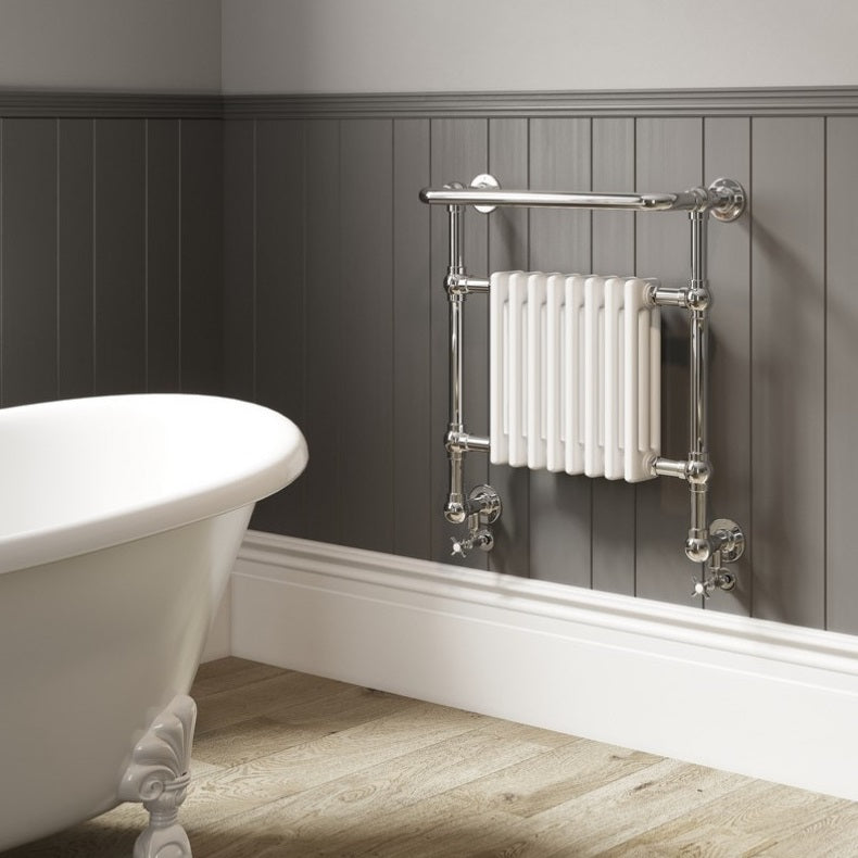 DQ Heating Croxton Wall Mounted Vertical Towel Radiator | Made to Order