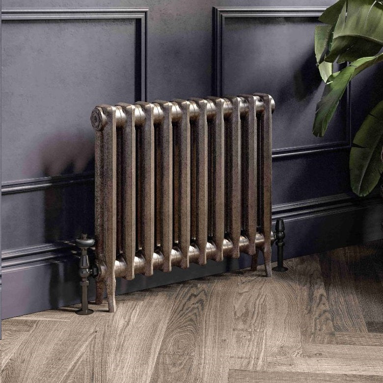 DQ Heating Herbie Cast Iron Horizontal 2-Column Radiator | Made to Order
