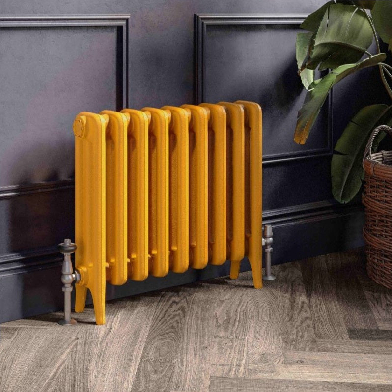 DQ Heating Herbie Cast Iron Vertical 3-Column Radiator | Made to Order