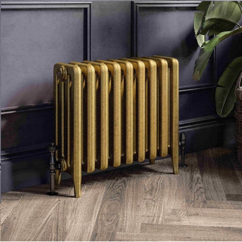 DQ Heating Herbie Cast Iron Vertical 4-Column Radiator | Made to Order