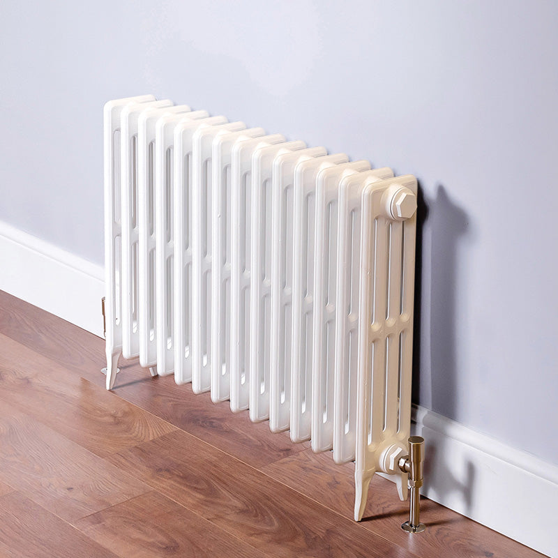 DQ Heating Hawkshaw Cast Iron Horizontal 4-Column Radiator | Stocked