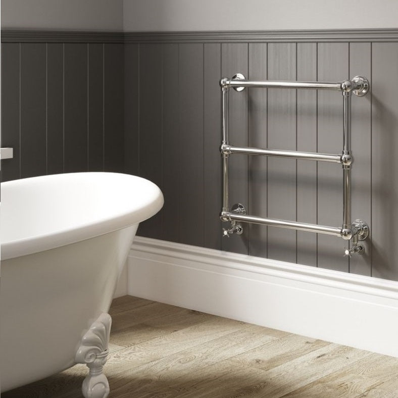 DQ Heating Hockwold Wall Mounted Vertical Heated Towel Rail | Made to Order