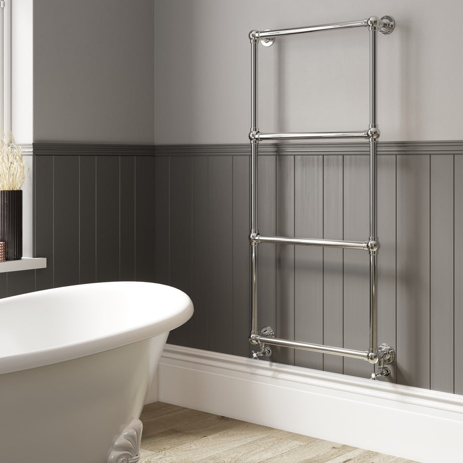 DQ Heating Methwold Wall Mounted Vertical Heated Towel Rail | Made to Order