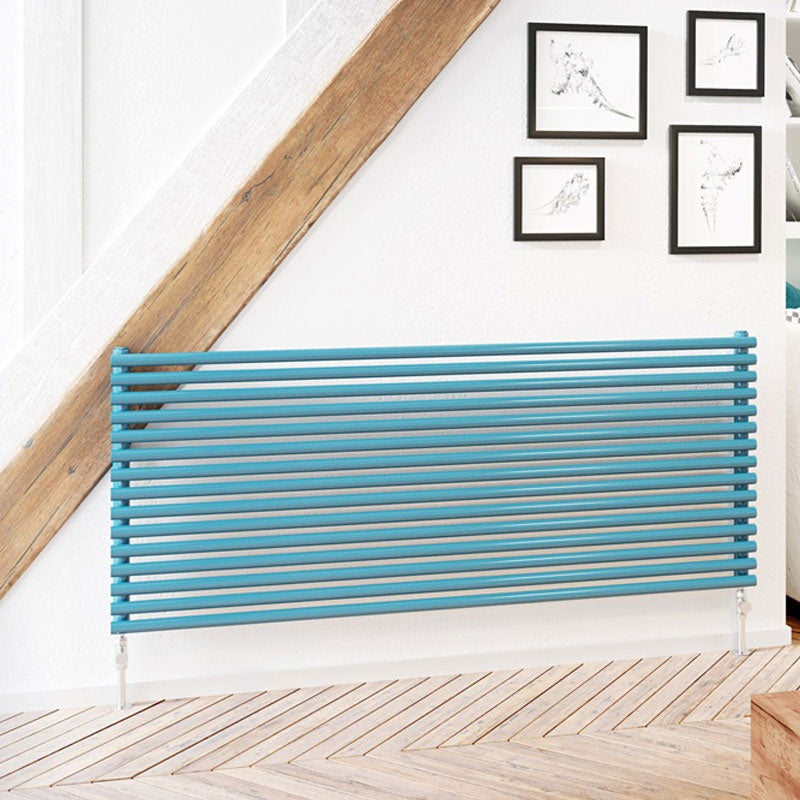 DQ Heating Vulcano Single Panel Horizontal Designer Radiator | Made to Order