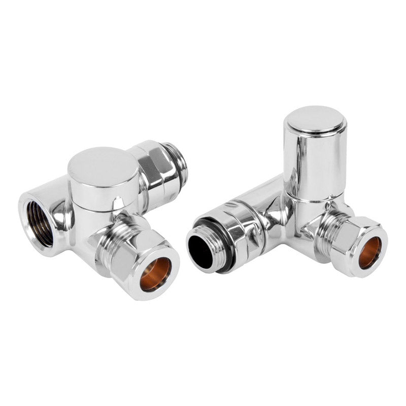 DQ Heating Essential Dual Fuel Corner Manual Radiator Valves