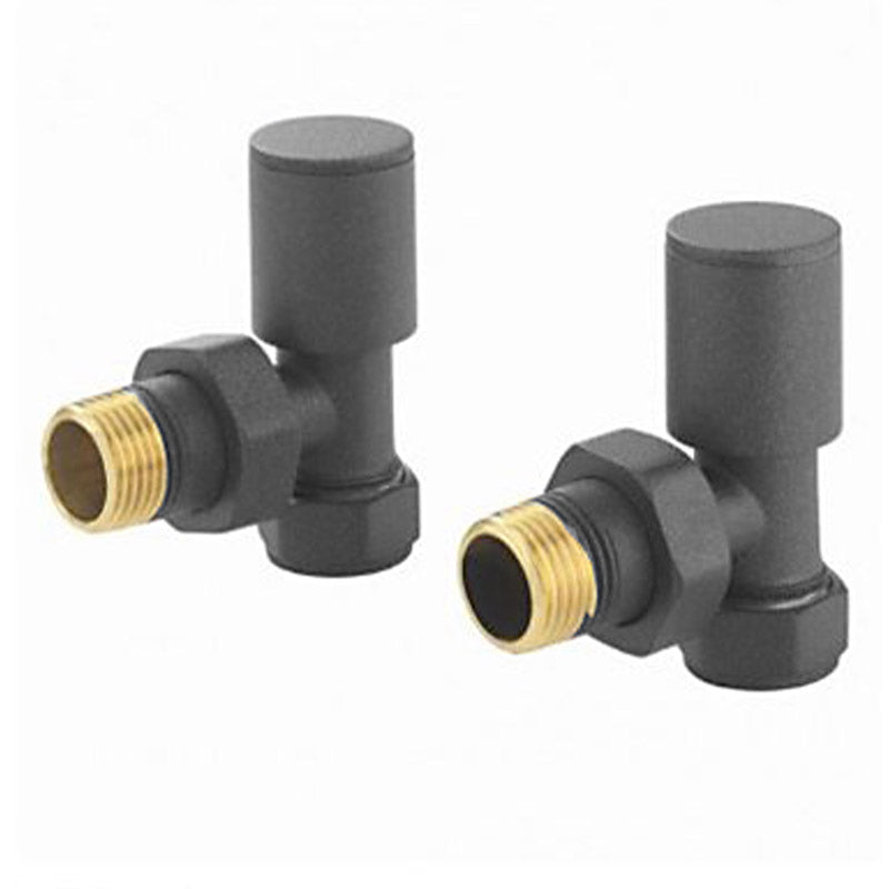 DQ Heating Essential Manual Angled Radiator Valves