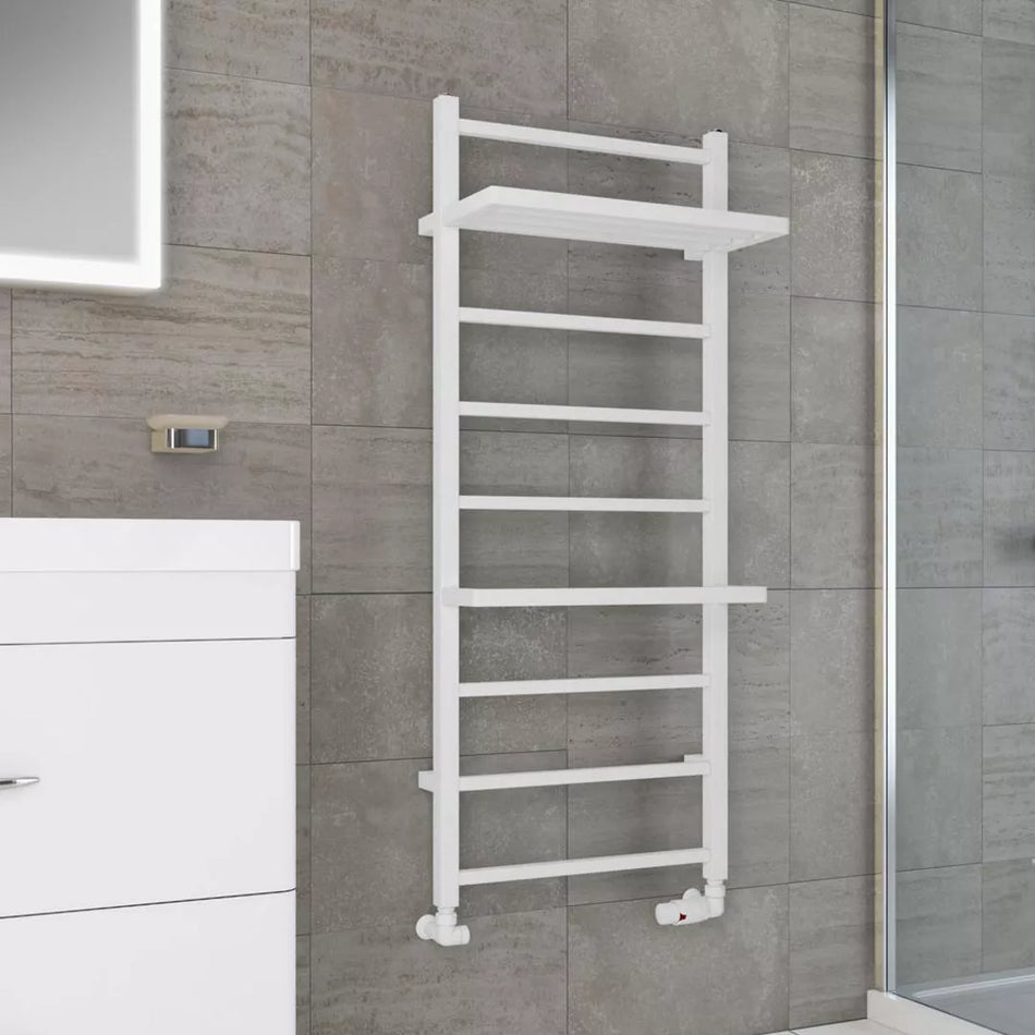 Eastbrook Launton Vertical Straight Heated Towel Rail
