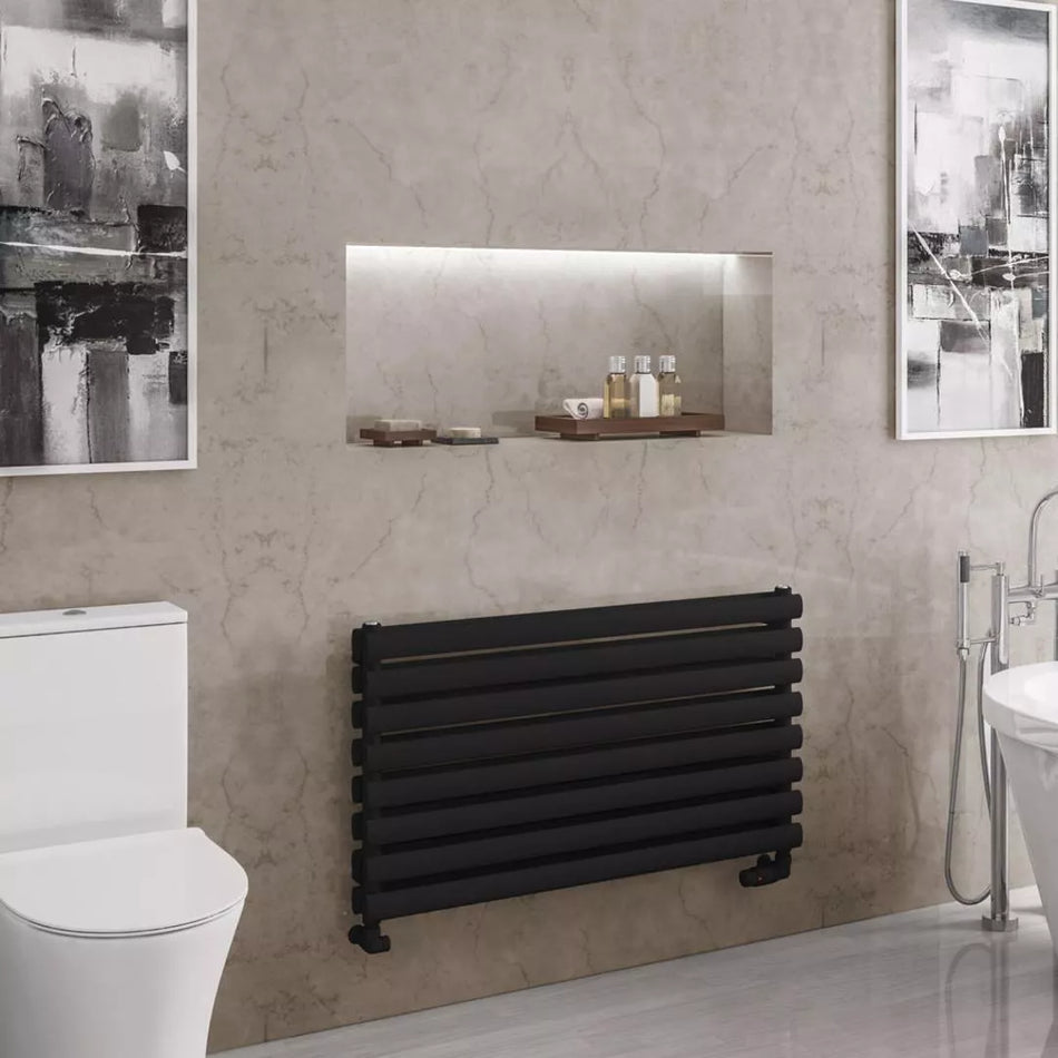 Eastbrook Tunstall Double Horizontal Designer Heated Towel Rail