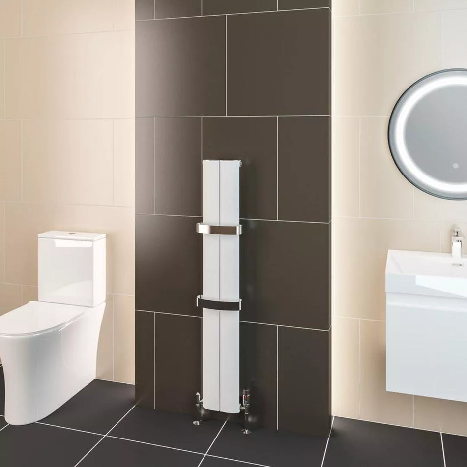 Eastbrook Berlini Aluminium Single Vertical Designer Radiator