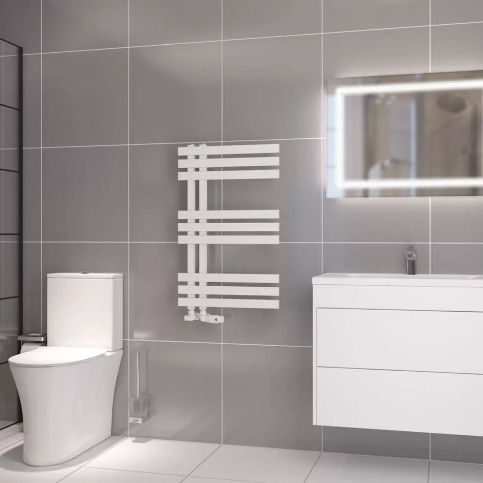 Eastbrook Hurley Vertical Designer Straight Heated Towel Rail