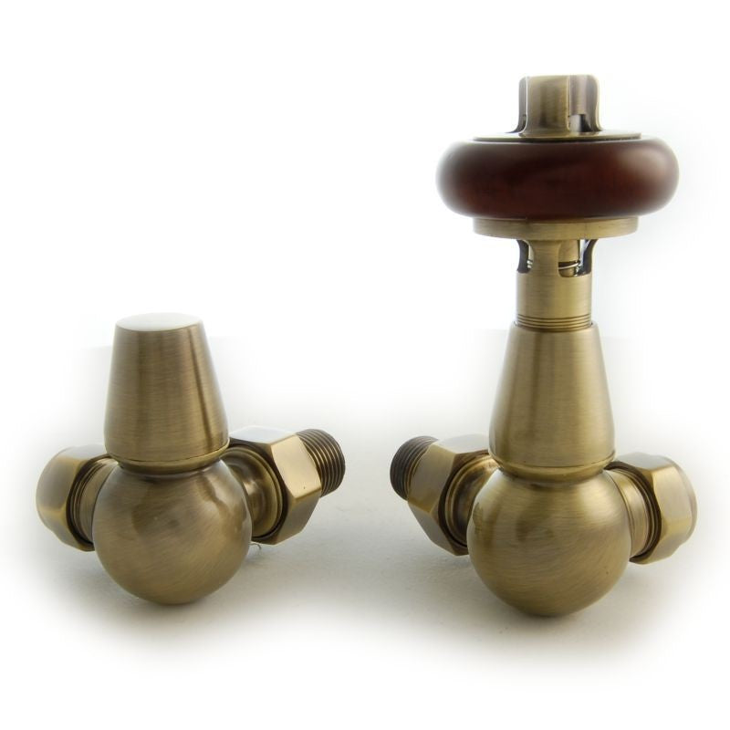 DQ Heating Enzo Thermostatic Corner Radiator Valves