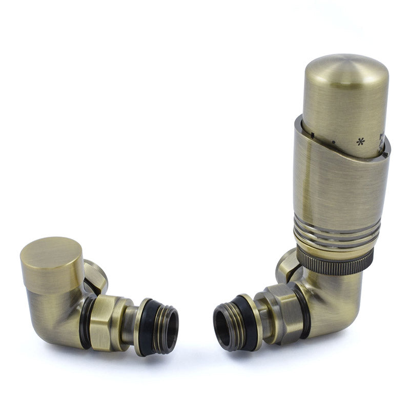 DQ Heating Estilo Thermostatic Corner Radiator Valves