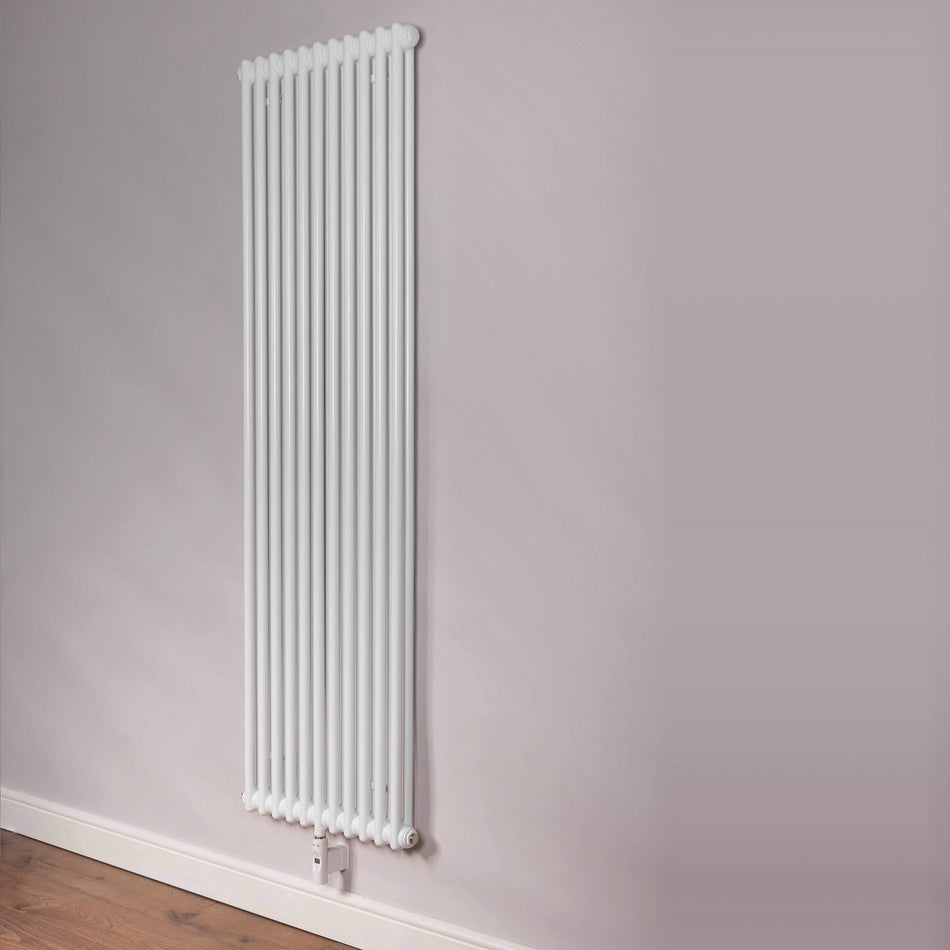 DQ Heating Modus Electric Vertical 2-Column Radiator | Stocked