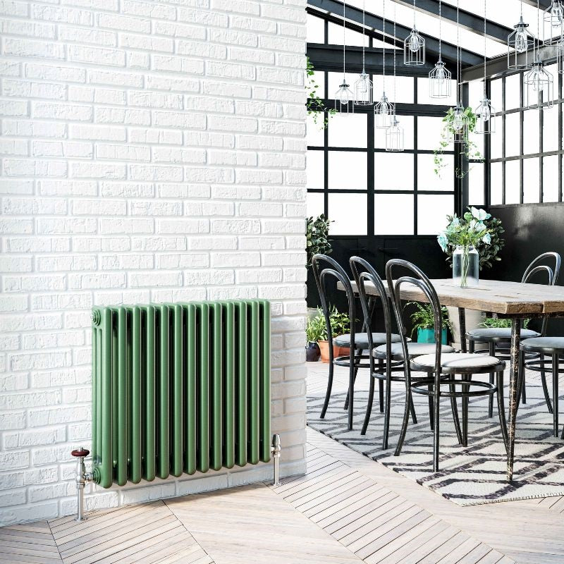 DQ Heating Modus Horizontal 3 Column Radiator with Welded Feet | Made to Order