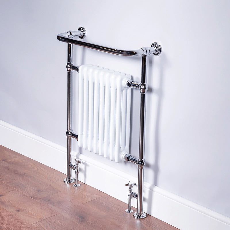DQ Heating Newbury Traditional Vertical Towel Radiator | Stocked