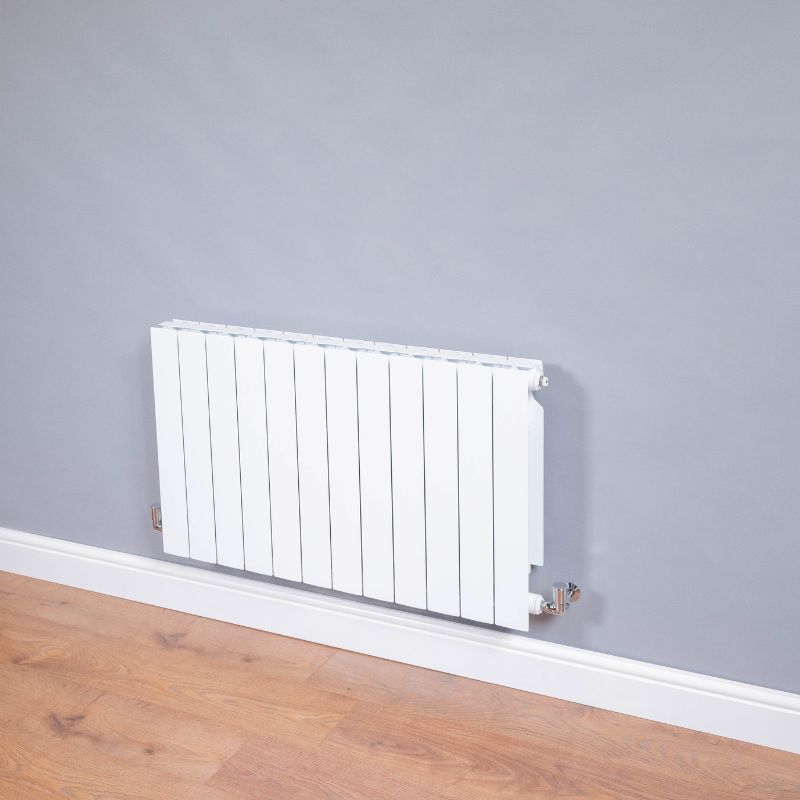 DQ Heating Osset Flat Panel Horizontal Designer Radiator | Stocked
