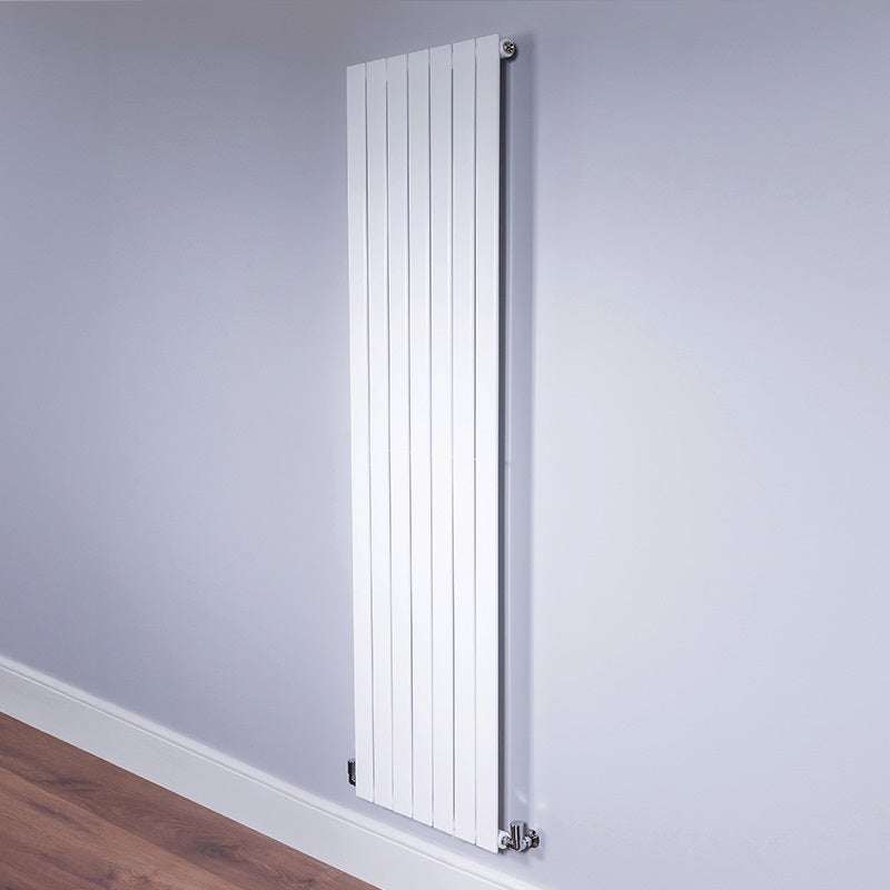 DQ Heating Strata Single Flat Panel Vertical Designer Radiator | Stocked