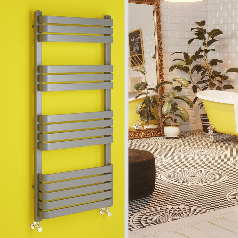 DQ Heating Tesoro Vertical Designer Heated Towel Rail | Stocked