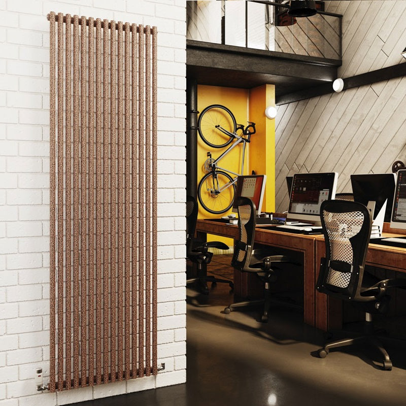 DQ Vulcano Single Tube Vertical Designer Radiator | Stocked