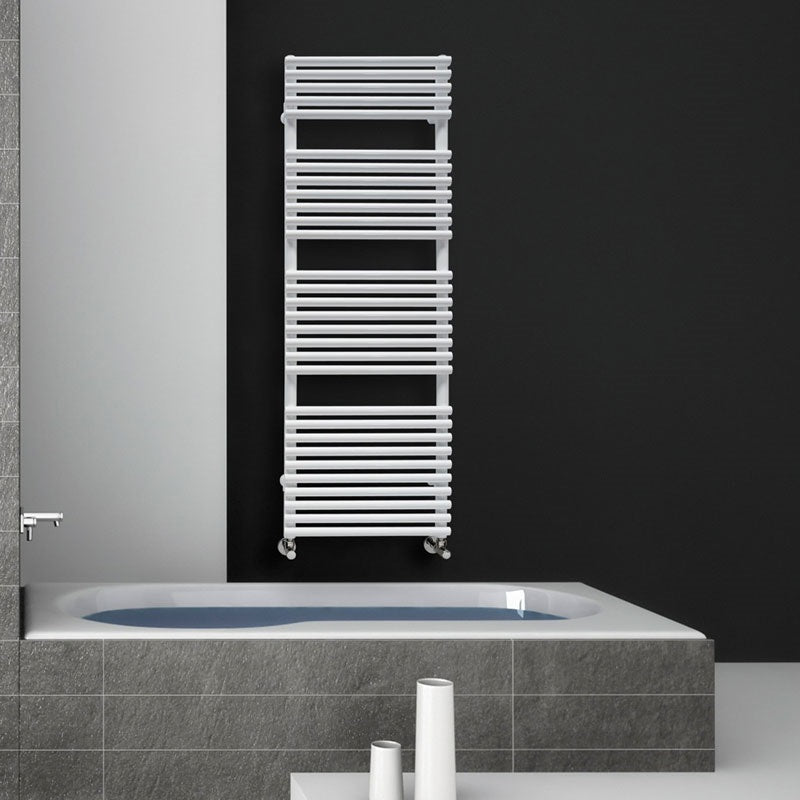 DQ Heating Vulcano Vertical Designer Heated Towel Rail | Stocked